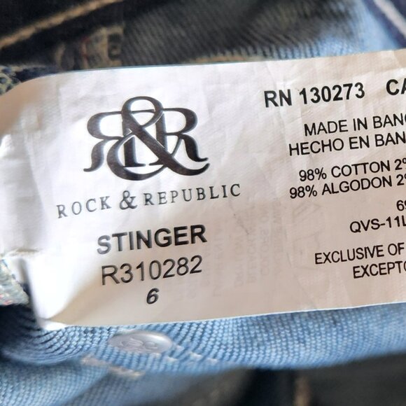 Women's Rock & Republic jean short Size 6 - Picture 5 of 7